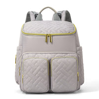Diaper Bag with Insulated Breast Milk Cooler Pocket, Large Capacity Wet/Dry Separation Maternity Backpack for Working Moms