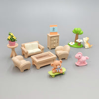 Miniature Dollhouse Furniture & Appliance Set for Micro Landscape Decor