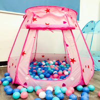 Foldable Kids' Star Play Tent & Ball Pit for Indoor/Outdoor Fun