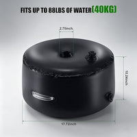 Heavy-Duty PVC Water Weight Bag for Outdoor Umbrella Base and Tent Stands