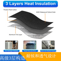 3-Layer Insulated Copper Pipe Cover for Mini Split AC Systems