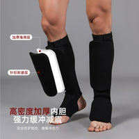 Martial Arts Shin and Instep Protector for Boxing Taekwondo Sanda Combat Training