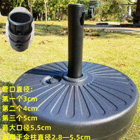 Outdoor Patio Umbrella Base Stand for Cantilever and Market Umbrellas, Water/Sand Fillable or Solid Weight