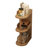 Modern Minimalist Bedside Table, Narrow Nightstand with Storage, Small End Table for Bedroom, Simple Mini Shelf