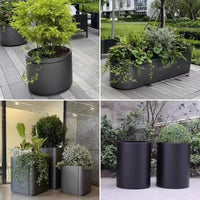 Outdoor Stainless Steel Planter Box for Balcony & Commercial Landscaping
