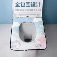 Waterproof Portable Zipper Toilet Seat Cushion, No-Wash, Moisture-Proof, All-Season Toilet Seat Cover