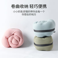 U-Shaped Memory Foam Neck Pillow for Travel and Office