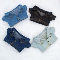 Denim Outfit for Cotton Dolls - Jacket and Pants Set