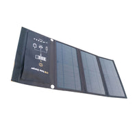 Portable 15W Foldable Solar Panel Charger with USB for Outdoor Emergency Power