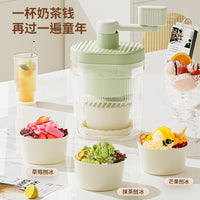 Manual Ice Shaver Machine for Homemade Shaved Ice and Snow Cones, Portable Non-Electric Ice Crusher