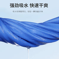 Microfiber Quick-Dry Hooded Poncho Towel for Adults, Beach & Swim