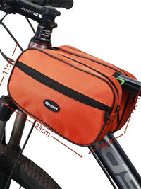 Bicycle Frame Bag with Water Bottle Holder for Mountain and Road Bikes