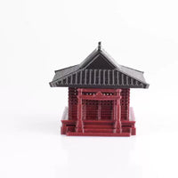 Chinese Zen House Miniature Ancient Architecture Model for Micro Landscape Aquariums and Bonsai