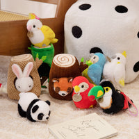 Cute Parrot Series Plush Toy Shoulder Stand Bird Tree Nest Doll Hand Slap Circle Bag Pendant