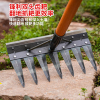 Multifunctional Manganese Steel Weeding Hoe with Handle