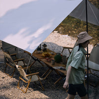 Outdoor Camping Tarp Sunshade - UV Protection & Heat Insulation for Picnic, Car Side, or Tent