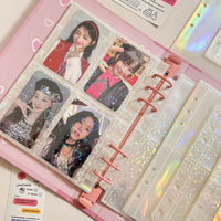 A5 Laser Star 4-Pocket Photo Album Pages for 3-inch Photos