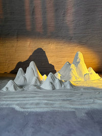 Chinese Zen Mountain Micro Landscape Ornament for Photography Props and Decor