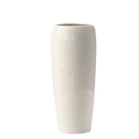 Nordic Minimalist White Ceramic Vase for Hydroponic and Dried Flowers, Table Centerpiece