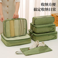 Travel Storage Bag Set Waterproof Compression Packing Cubes for Luggage