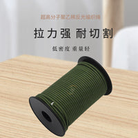 High-Strength Reflective Guy Line for Tents and Hiking Poles, UV Resistant