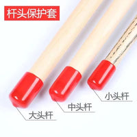 Billiard Cue Tip Protector Cap for Pool Cues, Moisture-proof, Red/Black