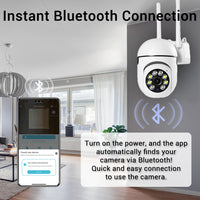 Little Hawk 3MP HD WiFi Security Camera with Night Vision, Auto-Cruise, Human Tracking, and Two-Way Audio