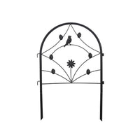 Decorative Iron Garden Fence Panels for Yard & Pet Enclosure