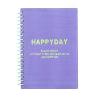 Macaron Color A5 Loose-Leaf Notebook with PP Cover