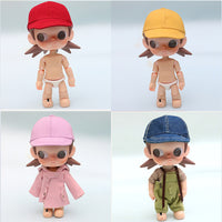 Denim Baseball Cap for 20cm OB11 Doll Clothes