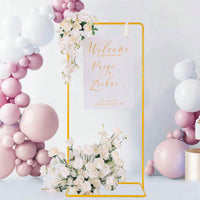 Wedding Arch Flower Balloon Stand for Proposal, Engagement, Birthday, and Party Decorations