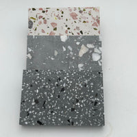 Matte Khaki Black Terrazzo Porcelain Tile for Villas and Gardens
