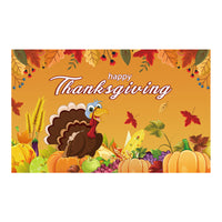 Thanksgiving Pumpkin Turkey Festival Banner Party Decoration Flag