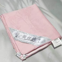 Cotton Duvet Cover for Silk Comforter with Jacquard Sateen Weave
