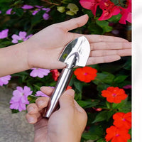 Mini Garden Tool Set, Stainless Steel Hand Trowel, Rake, Shovel for Potted Plants, Outdoor Gardening, Soil Loosening