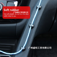 Self-Adhesive Cable Organizer Clips for Data and Power Cords