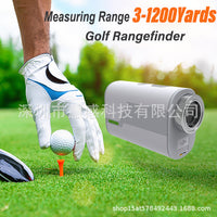 Outdoor Mini Golf Laser Rangefinder with Flag Lock 1200Y High-Precision Multifunction Rangefinder