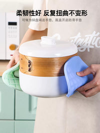 Silicone Heat Resistant Table Mat for Hot Pots and Pans, Thickened Non-Slip Trivet for Dining Tables