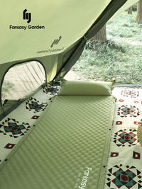 Dream Garden Outdoor Camping Self-Inflating Sleeping Pad Portable Tent Moisture-Proof Mat Thickened Floor Mat for Home Lunch Break