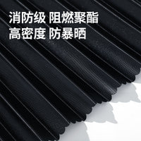 Car Window Sun Shade with Sliding Track, UV Protection and Heat Insulation Curtain for Vehicle