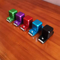 Aluminum Square Belt Buckle Style Billiard Cue Tip Shaper and Clamp Set