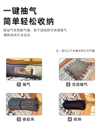 Uncle Snail Automatic Inflatable Camping Mattress Portable Single Home Cheese Pad Compressed Biscuit Mat
