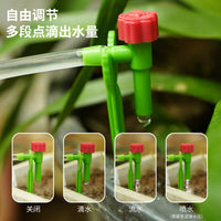 Adjustable Flower Drip Irrigation Kit with Siphon and Water Absorber for Potted Plants