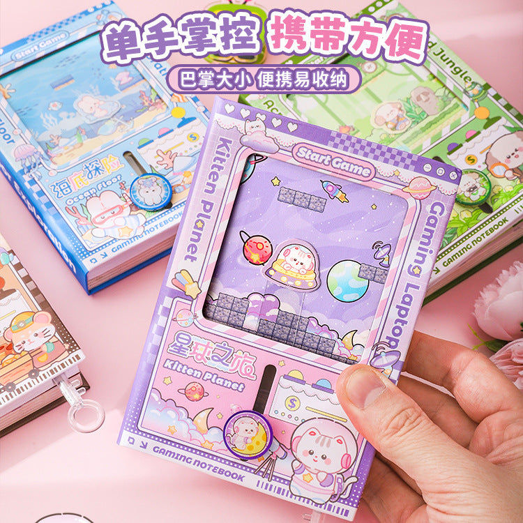 Creative Gashapon Challenge Notebook Portable Pocket Journal for Students and Kids