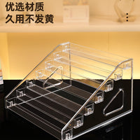 Multi-Layer Acrylic Display Stand for Nail Polish, Anime Badges, and Desktop Organization