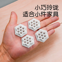 Self-Adhesive Swivel Caster Wheels for Furniture and Storage Boxes, Silent Mini Universal Wheels
