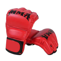 MMA Half-Finger Boxing Gloves for Sandbag Training and Fighting