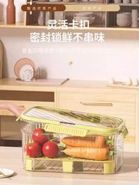 Portable Insulated Lunch Box with Drain Hole and Ice Pack for Outdoor Camping Picnics