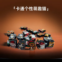 Cute Cartoon Cat Silicone Tennis Racket Vibration Dampener