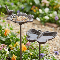 European Retro Cast Iron Bird Feeder Garden Ornament